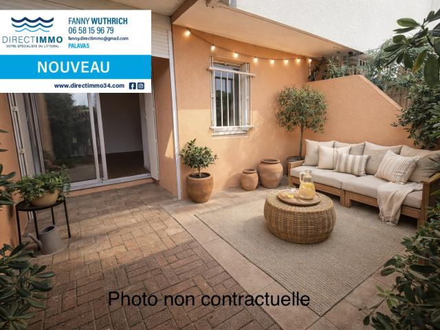 F2 REZ DE JARDIN + PARKING