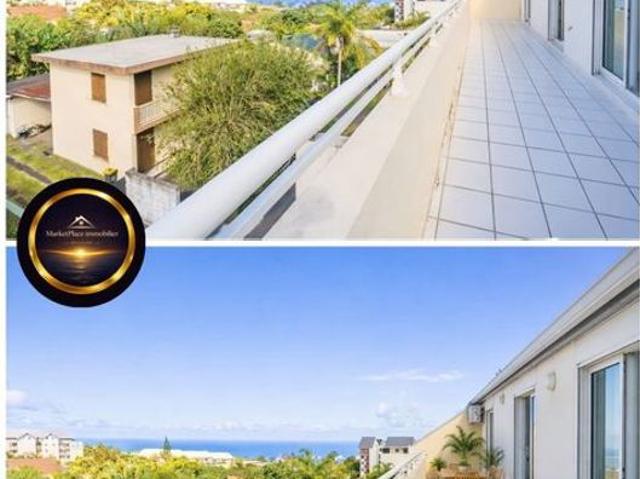 F4 lumineux avec terrasse vue mer
