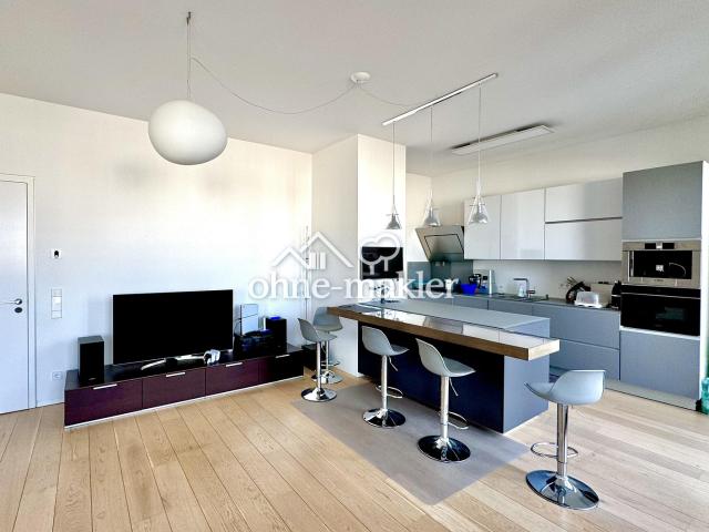 Luxus Penthouse Frankfurt Ostend | 143 m², Skyline Loggia, Kl. A, EZB nah – provisionsfrei