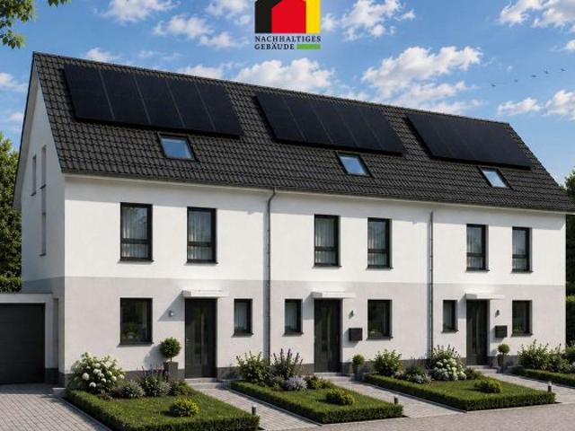 Familienfreundliches Reihenendhaus mit PV Anlage und attraktiven Fördermöglichkeiten durch KfW40 QNG