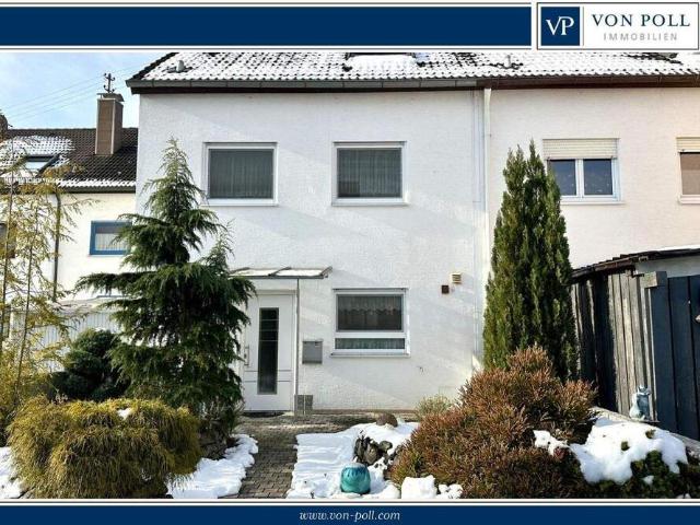 Familienfreundliches Reihenmittelhaus, Blick ins Grüne