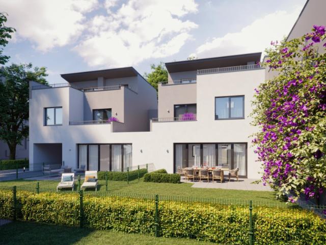 Familiengerechte Einfamilienhäuser komplett in ZIEGEL Massivbauweise mit Doppelgarage und schöner Dachterrasse mit Aussicht!