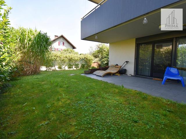 Familientraum neuwertige 4 Zimmer Gartenwohnung im Herzen von Gisingen