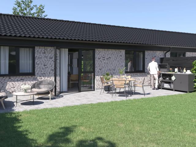 Familievenligt rækkehus med fem værelser i Ringsted