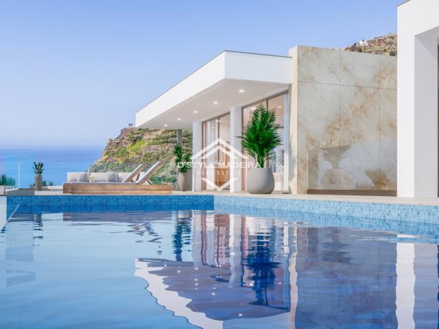 Fantástica Moradia T3 com piscina e vista mar definitiva par. 799m² Arco Da Calheta