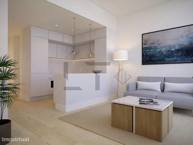 Fantastico Apartamento T2 com Varanda, Jardim e Piscina no Condomn.