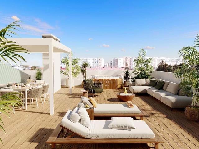 Fantásticos apartamentos T1 a T3 com acessos a piscinas e zo. 150m² Faro sé e são pedro