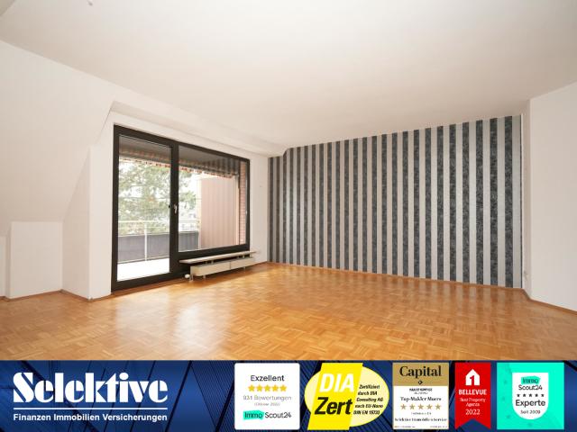 Fabelhafte 2,5 Zi. Wohnung in Parknähe mit Balkon und Stellplatz ideal für Singles & Paare!