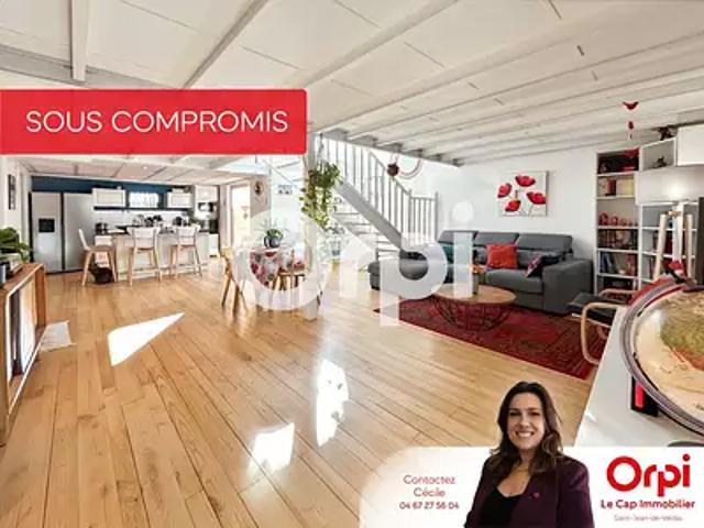 Fabrègues 34690 Achat / Vente maison 5 pièces t5 terrasse