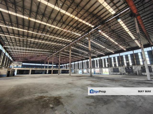 Factory Warehouse Melaka Tengah Heavy Industry Park High Ceiling Gas Passing Selling Below Bank Value