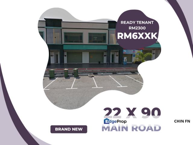 Face Main Road Ready Tenant Big 22 x 90 Shop Tanjong Minyak Perdana