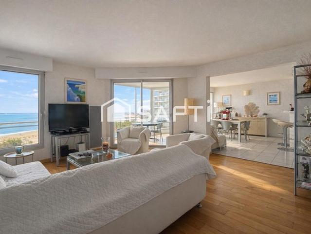 Front de mer Pornichet 4 pièces 119 m², vue océan panoramique