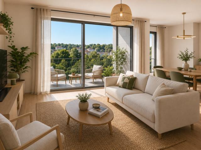 Face à un parc à deux pas des commerces 3 pièces, 60 m²