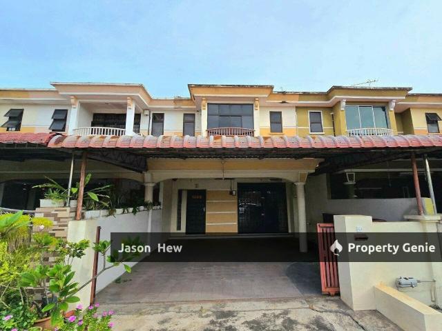Facing Field Near Botani Double Storey Terrace House Below Bank Value