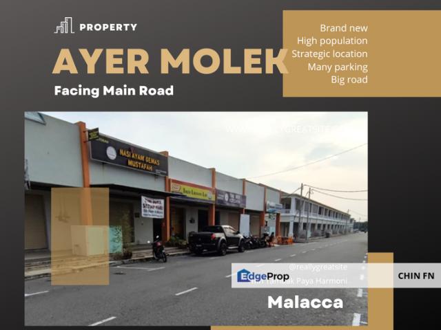 Facing Main Road New Shop 1 Sty Shop Tambak Paya Harmoni Ayer Molek Melaka