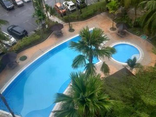 FACING POOL Tiara Intan Condominium Ampang Partly Furnished