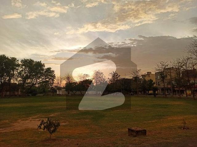 Facing Park 1 Kanal Plot Available For Sale On Prime Location