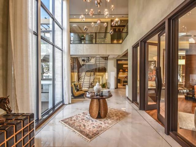 Facing Park 2 Kanal Brand New Modern Design House Furnished by Wing Chair for Sale in Reasonable Price