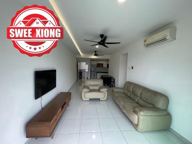 FAIRVIEW RESIDENCE 900sf 2CP FULLY RENO FURNISH SUNGAI ARA BAYAN LEPAS