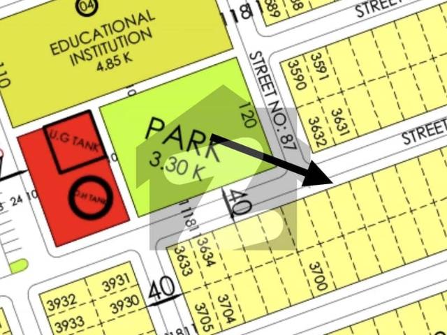 5 Marla Plot For Sale Faisal Hills Block A Park Face