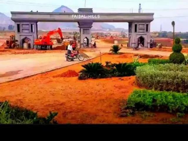Faisal hill's block a 1100 series corner plot available for sale taxila id 20562