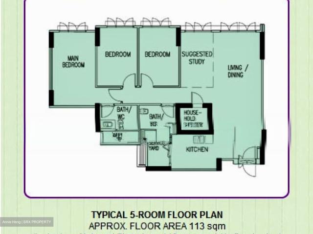 Fajar Hills Bukit Panjang, HDB 5 Rooms