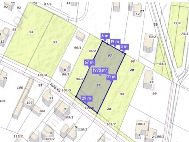 Falęcka 1 987 m², Milanówek