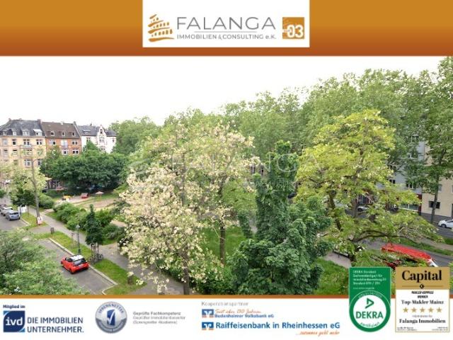 FALANGA IMMOBILIEN Top sanierte und gut augfeteilte 3 Zimmer Whg. im Herzen der Mainzer Neustadt!