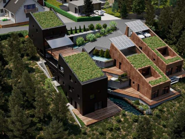 FALLING WATER Großzügiges Haus mit Dachterrasse und tollem Ausblick! Neubauprojekt in Waltendorf!