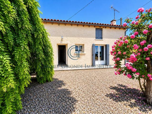 FARGUES DE LANGON MAISON PIERRE 3 CHAMBRES GARAGE JARDINET T