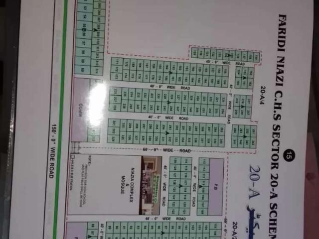 Faridi niazi sector 20 a vip corner karachi saadi town id 30470