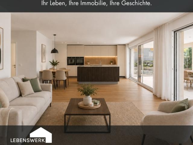 Fast wie ein Haus. Nur einfacher. 4.5 Zimmer Gartenwohnung in Zuben TG