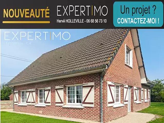 Favières 80120 Achat / Vente maison 6 pièces t6