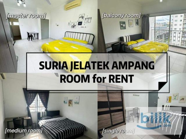 Female‼️Single Room @ Suria Jelatek Ampang Hilir 5 mins Walk To LRT Jelatek
