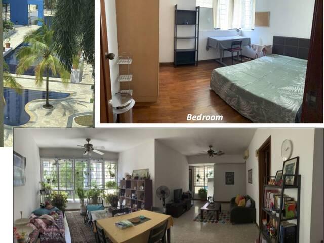 Female tenant for a fully furnished common room with AC near NTU and Cleantech
