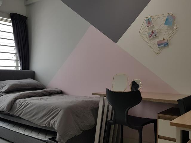 Female Unit Fully Furnished Single Room at Subang Bestari, Subang