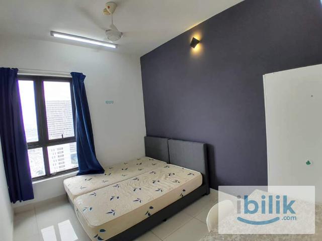 FEMALE Unit❗️ Link Bridge MRT Kampung Selamat Fully Furnished Medium Room @ D'Sara Sentral