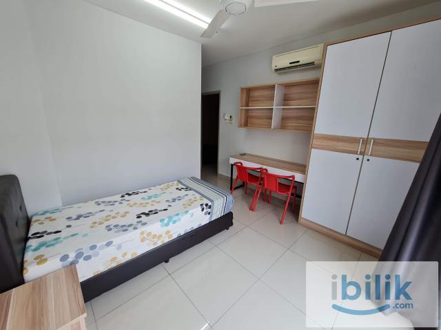 Female unit, master bedroom, available now