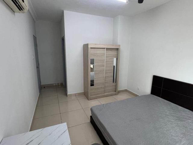 Female unit master bedroom. Available now