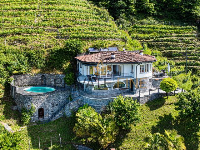 Ferienvilletta umgeben von Weinbergen, Bergen und See 61