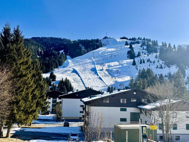 Ferienwohnung mit Blick auf die Skipiste im Hinterthal