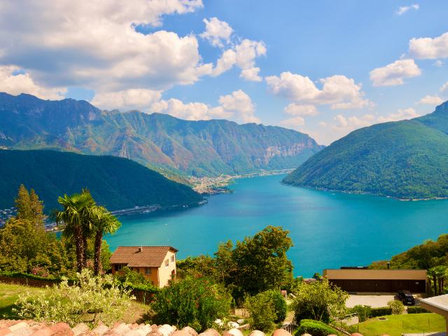 Ferienhaus Apartment mit atemberaubendem Blick auf den Luganersee