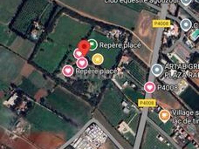 Ferme 4 ha titrée près de technopolis