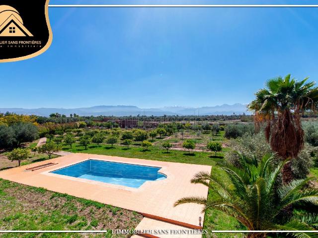 Ferme titrée à vendre de 10500m², sidi Abdellah Ghiat