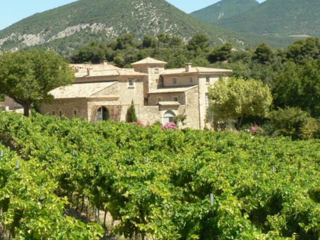 FERME EN PIERRES RENOVEE SUR 42 HECTARES DROME PROVENCALE