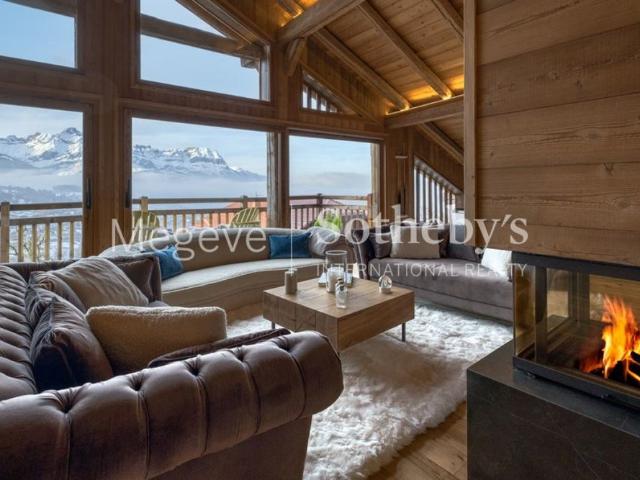 Ferme Intage Face au massif du Mont Blanc