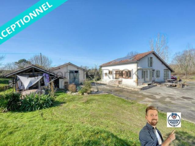Ferme rénovée 190m² + Garage 60m² + Grange 55m² + Abri bois + Four à Pain