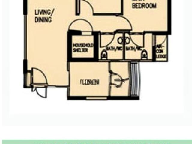 Fernvale Ridge Sengkang, HDB 3 Rooms