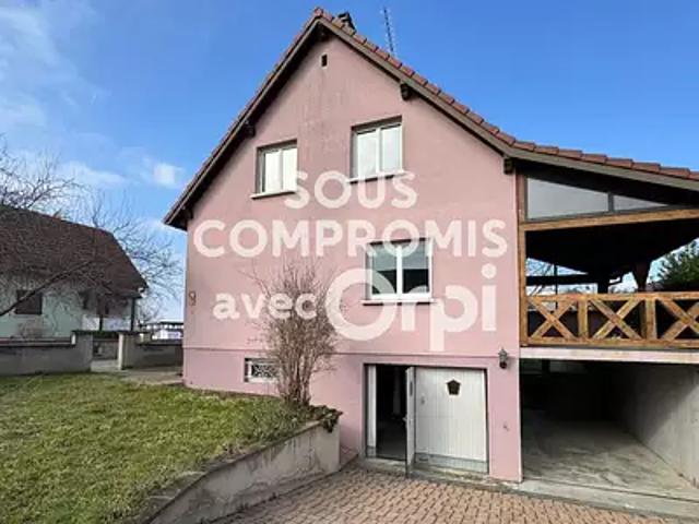 Fessenheim 68740 Achat / Vente maison 6 pièces t6 jardin terrasse