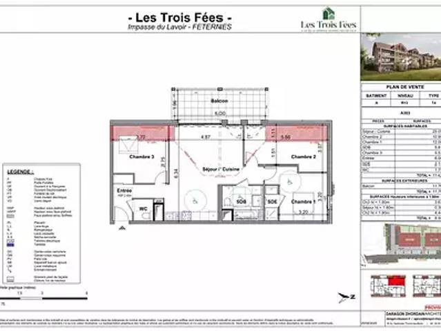 Féternes 74500 Achat / Vente appartement 4 pièces t4